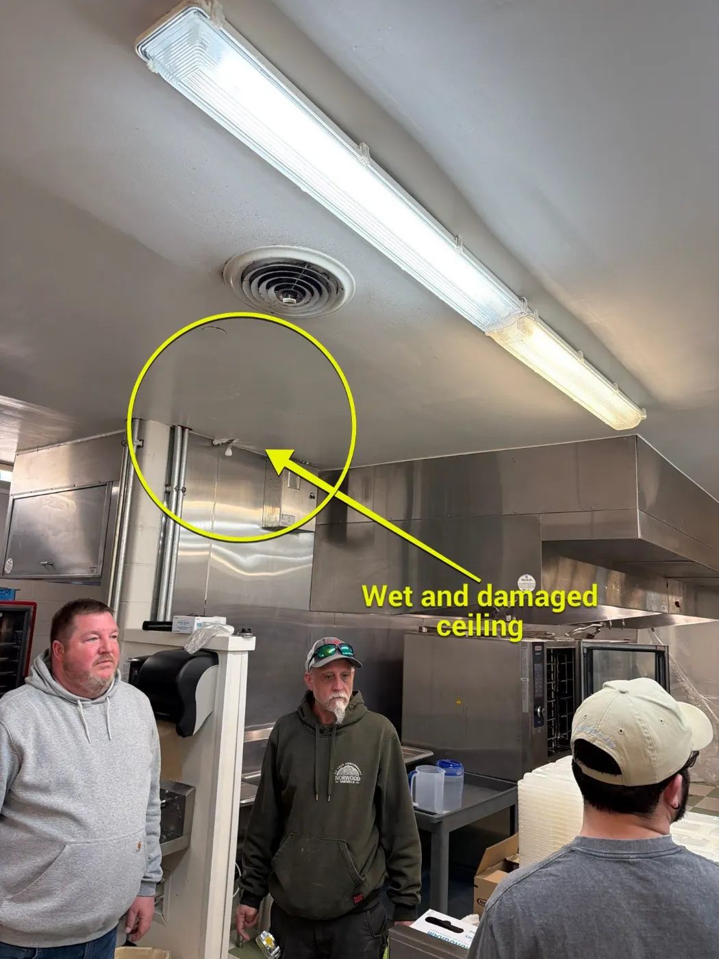 After-hours dry-out at New Palestine commercial property